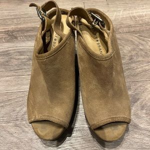 Lucky Leather Wedges